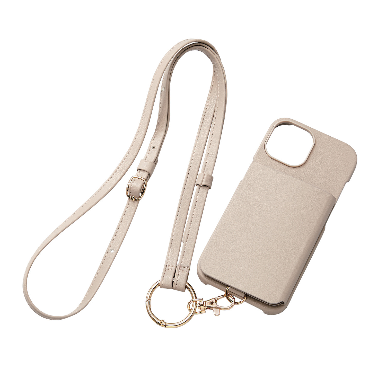 【iPhone 15/ iPhone 15 Pro 用】多功能斜背手機殼(PLOSS)系列