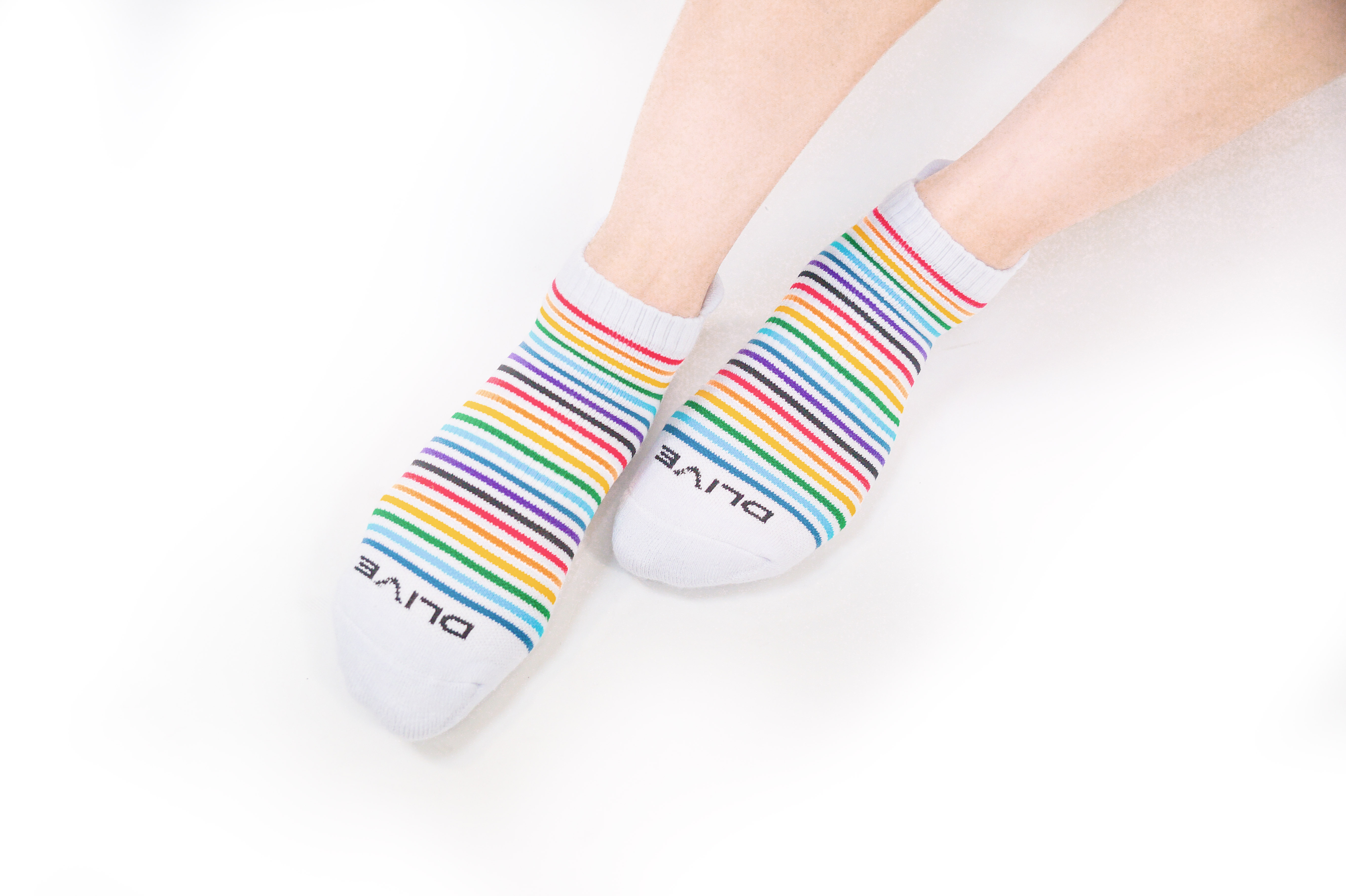 【尼莫團長推薦】DLIVE 彩虹短襪(共2色)