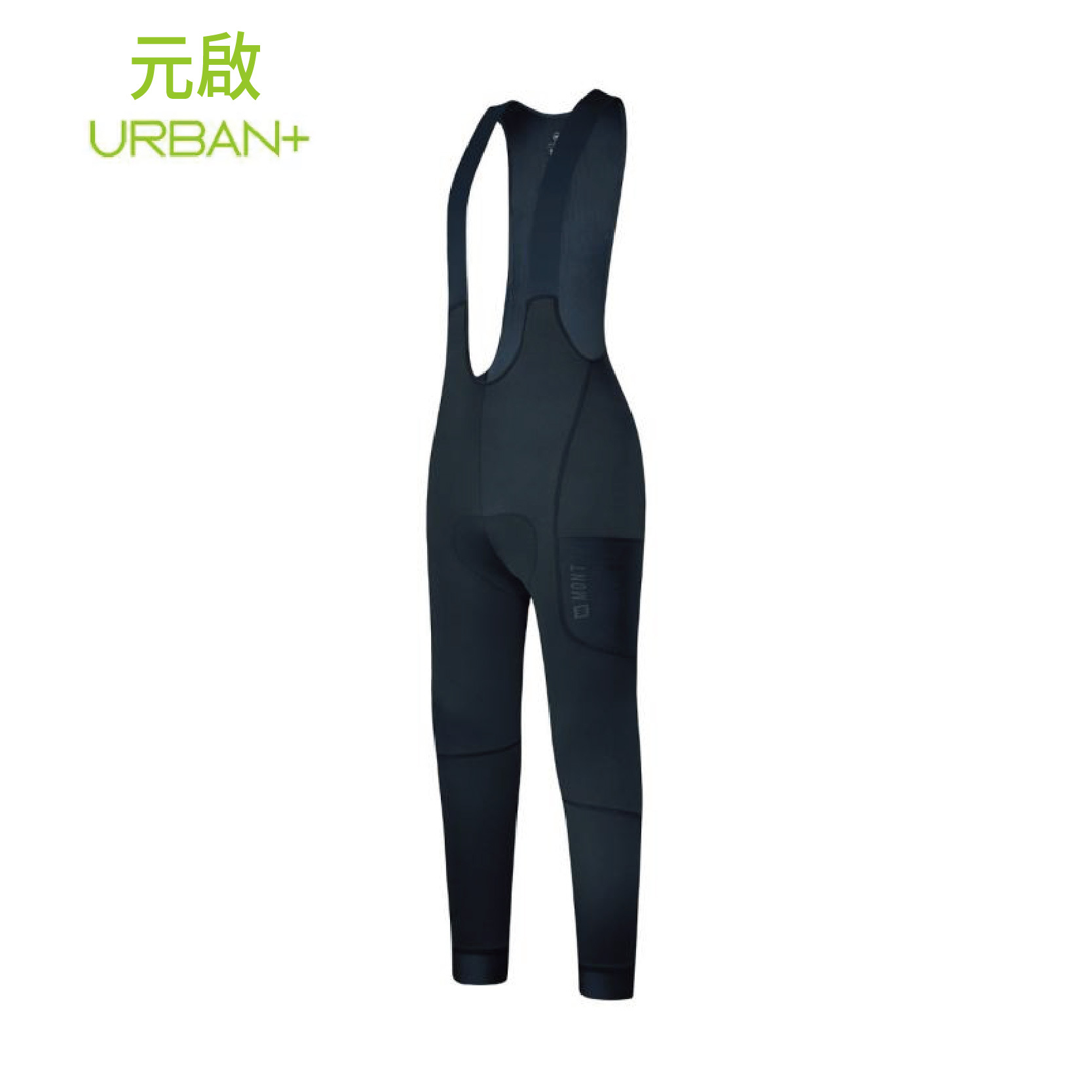 元啟深灰女款背帶長褲