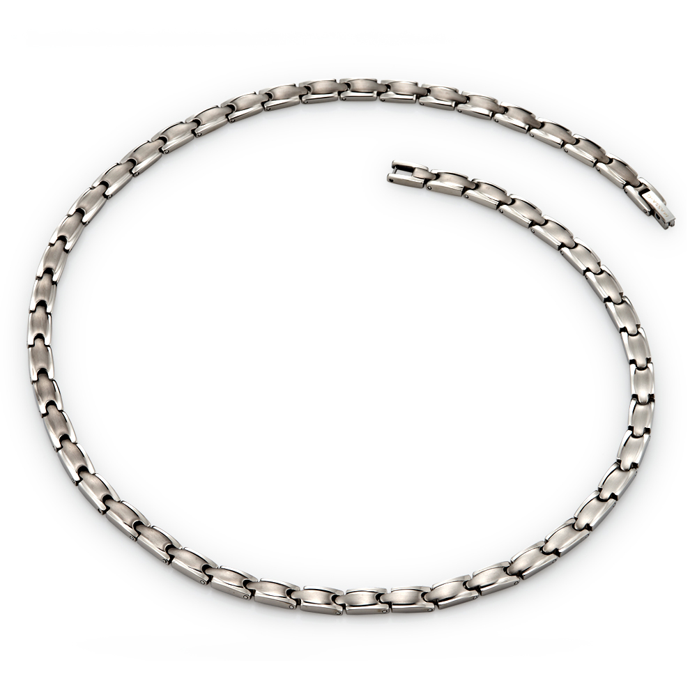 MASSA-G 純鈦系列【蘊藝時光】金屬鍺純鈦項鍊(全金屬鍺50顆)