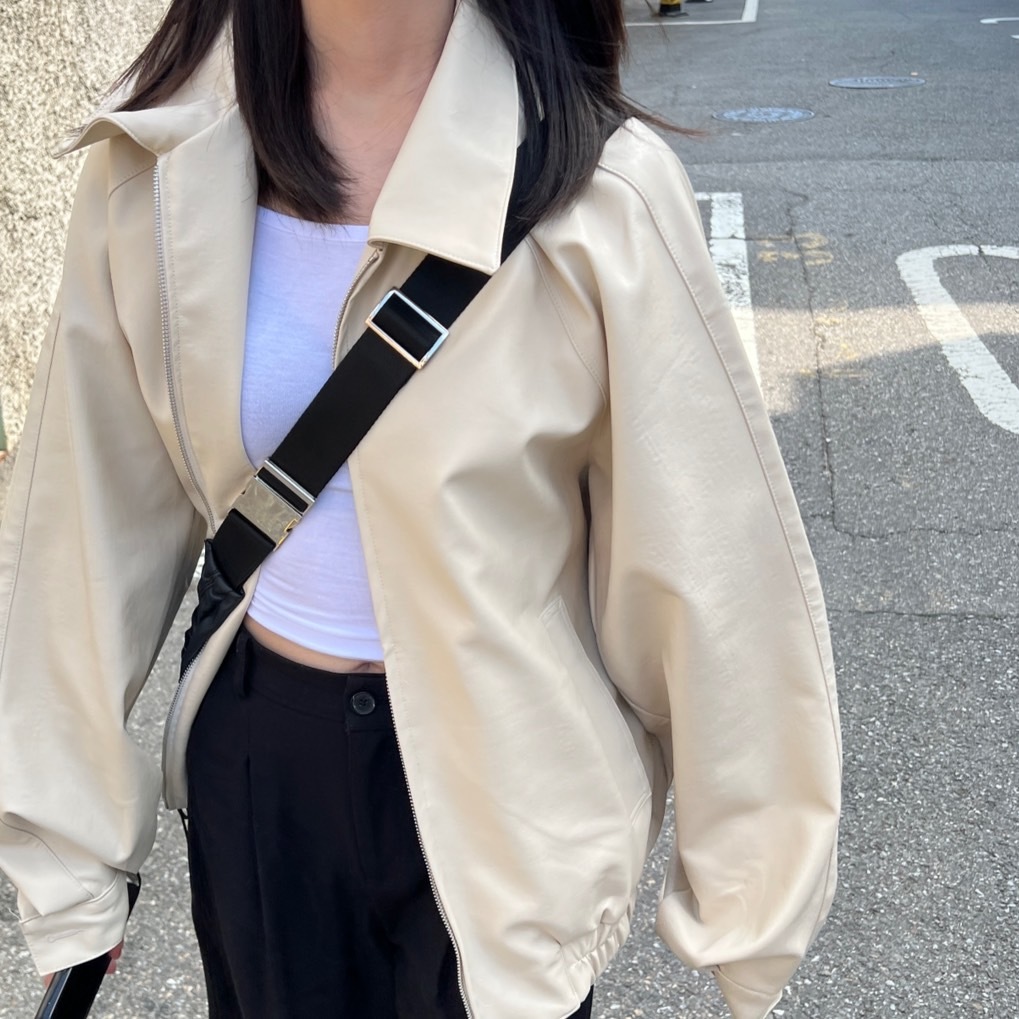 #最後現貨 東大門高級棟 版型設計質料很好的正韓皮外