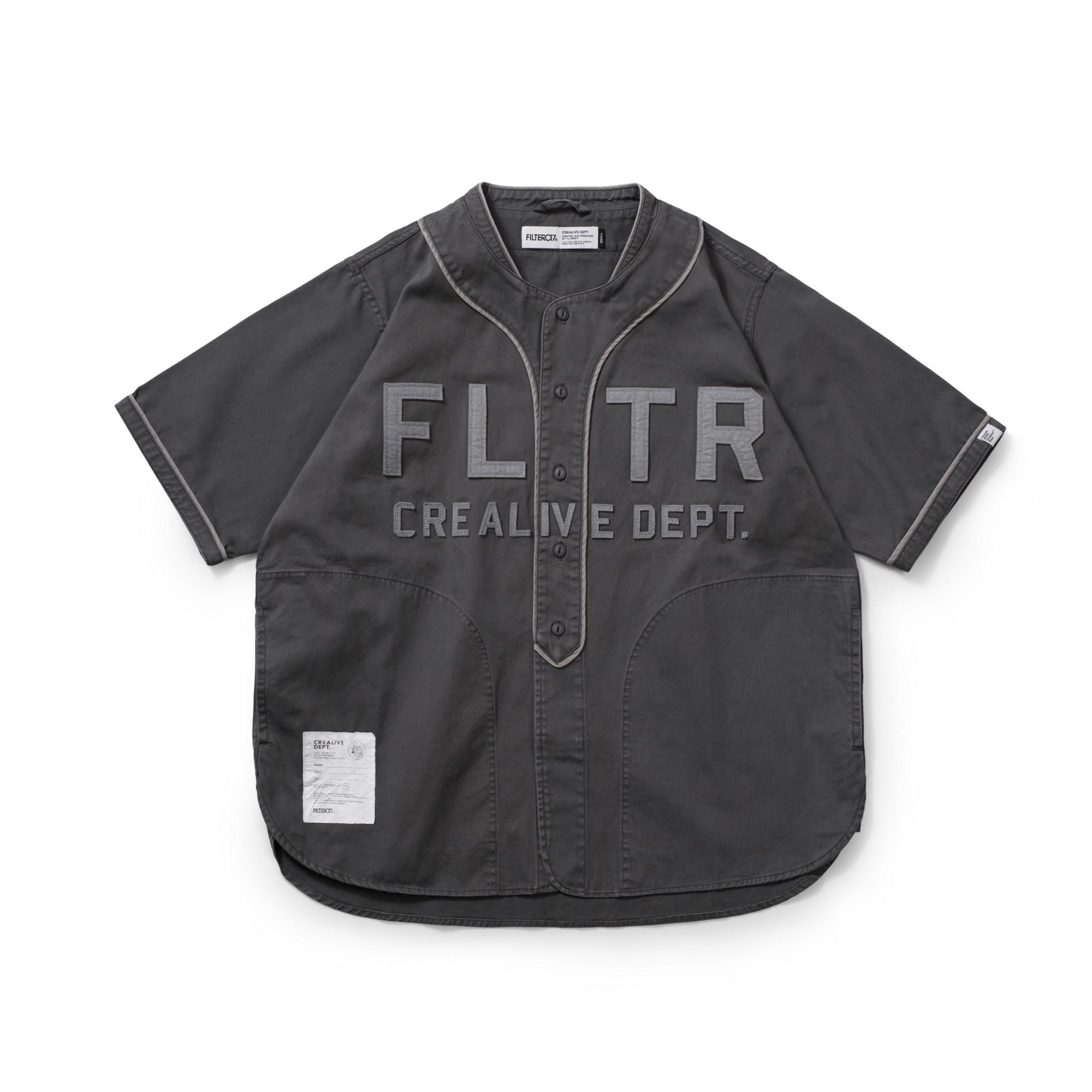 FILTER017® FLTR Baseball Shirt 厚磅洗舊棒球衫