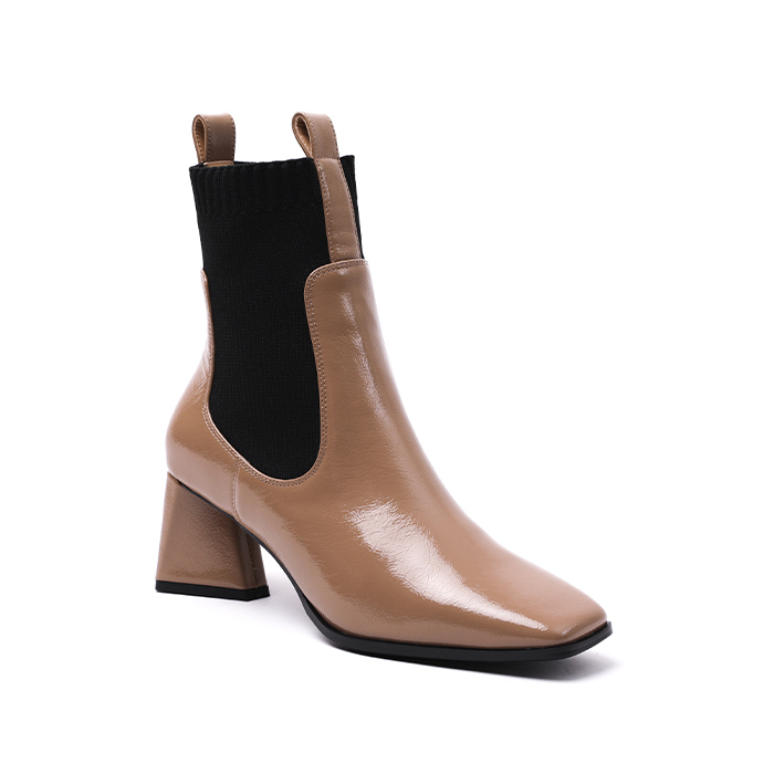 Squared Toe Chelsea Boots