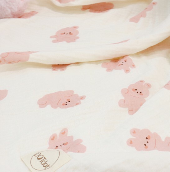 Dot to Dot 三重莫代爾棉紗玩趣人物蓋毯