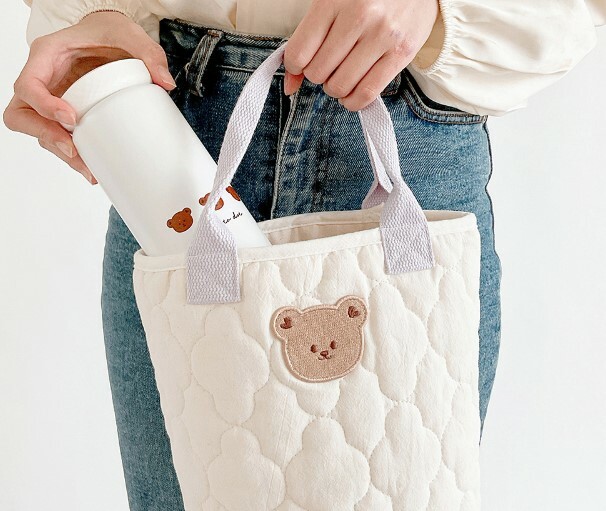 Dot to Dot 雲朵絎縫系列-夢幻紫手柄水桶包