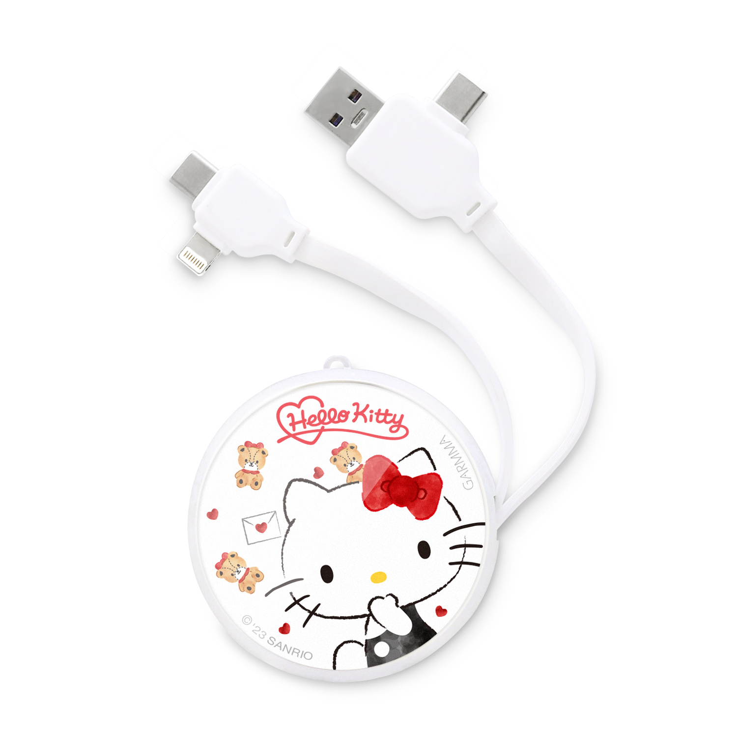 Hello Kitty PD快充多合一伸縮充電線 甜蜜好朋友