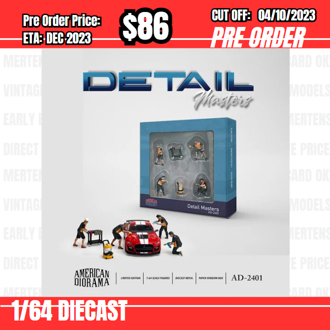 PO-$86 * American Diorama * 1:64 Figure Set: Detail Masters [OD22/09]