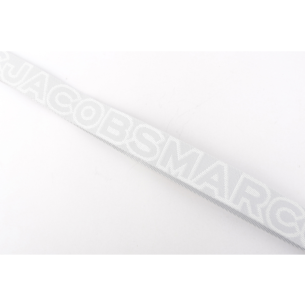 【MARC JACOBS】The Outline 輪廓標誌窄版背帶(灰色/銀釦) 2S3SST002S02 046