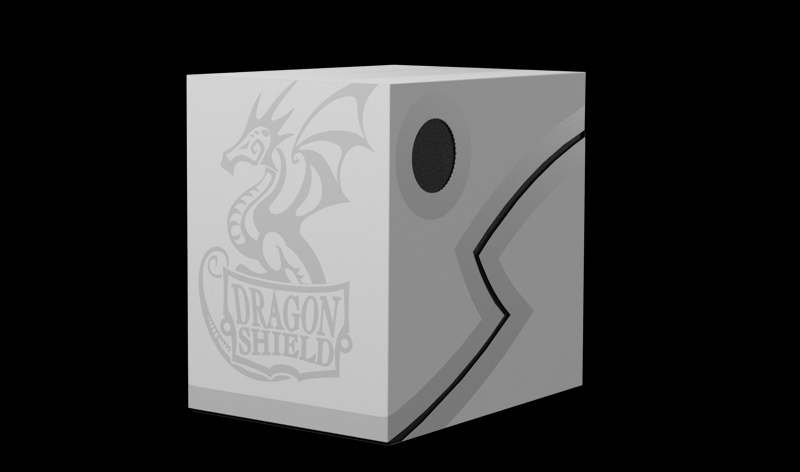 雙蓋式龍盾卡盒 - 灰白(AT-30635)