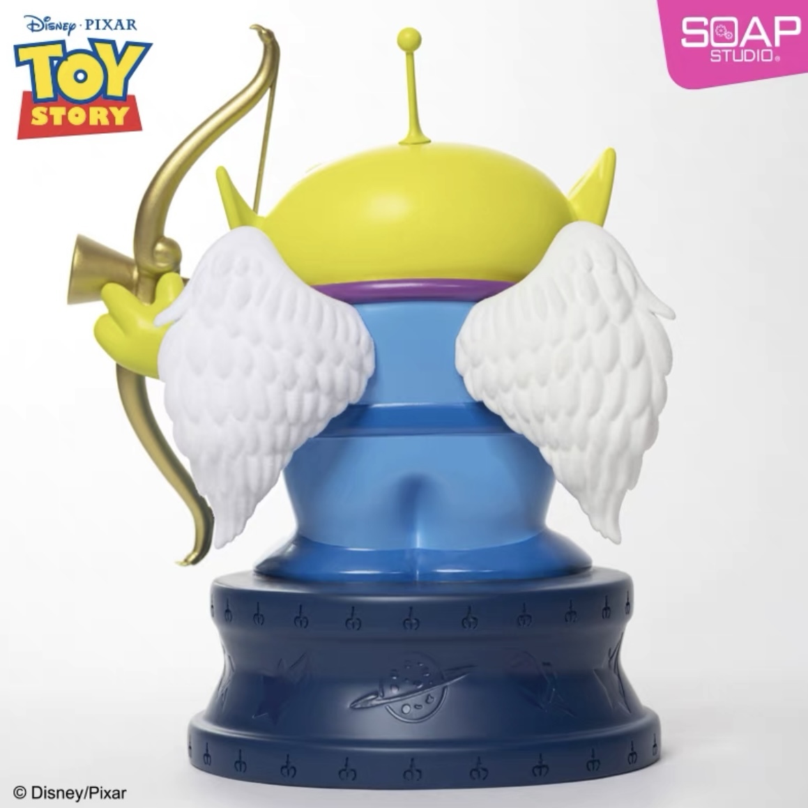SOAP STUDIO 玩具總動員 三眼怪 雕像 公仔 玩具 淘氣天使 弓箭 象牙白 原色版