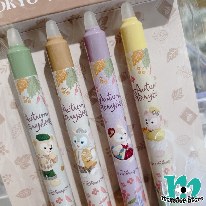 Duffy Shellimay Gelatoni Linabell可擦原子筆 (4入)