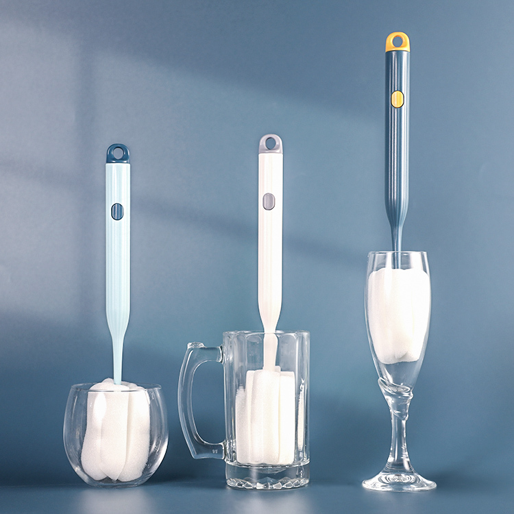 撞色長柄海綿杯刷【BD001】