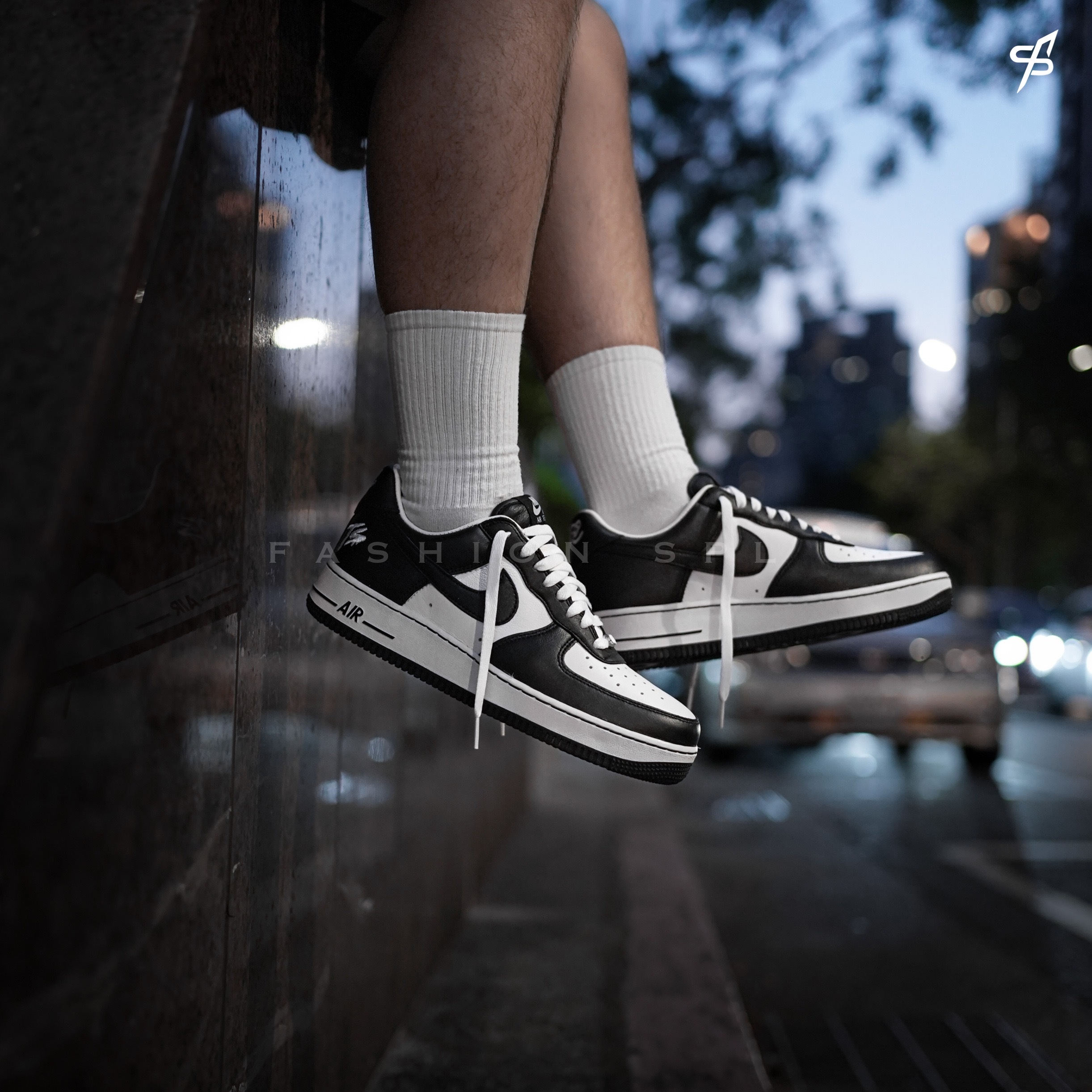 Terror Squad x Nike Air Force 1 Low Black White白黑熊貓 FJ5756-100