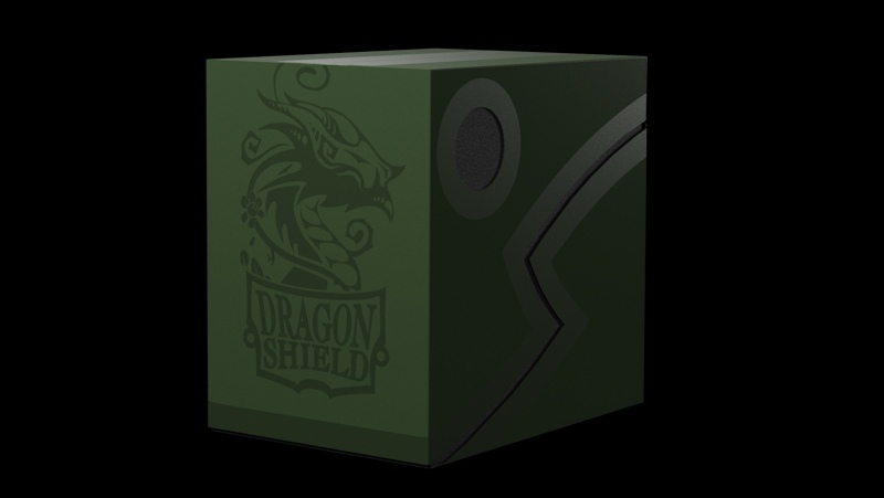 雙蓋式龍盾卡盒 - 森林綠(AT-30651)