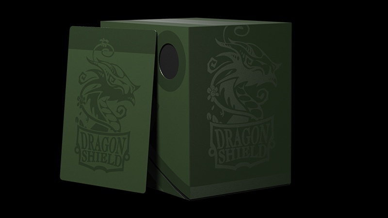 雙蓋式龍盾卡盒 - 森林綠(AT-30651)