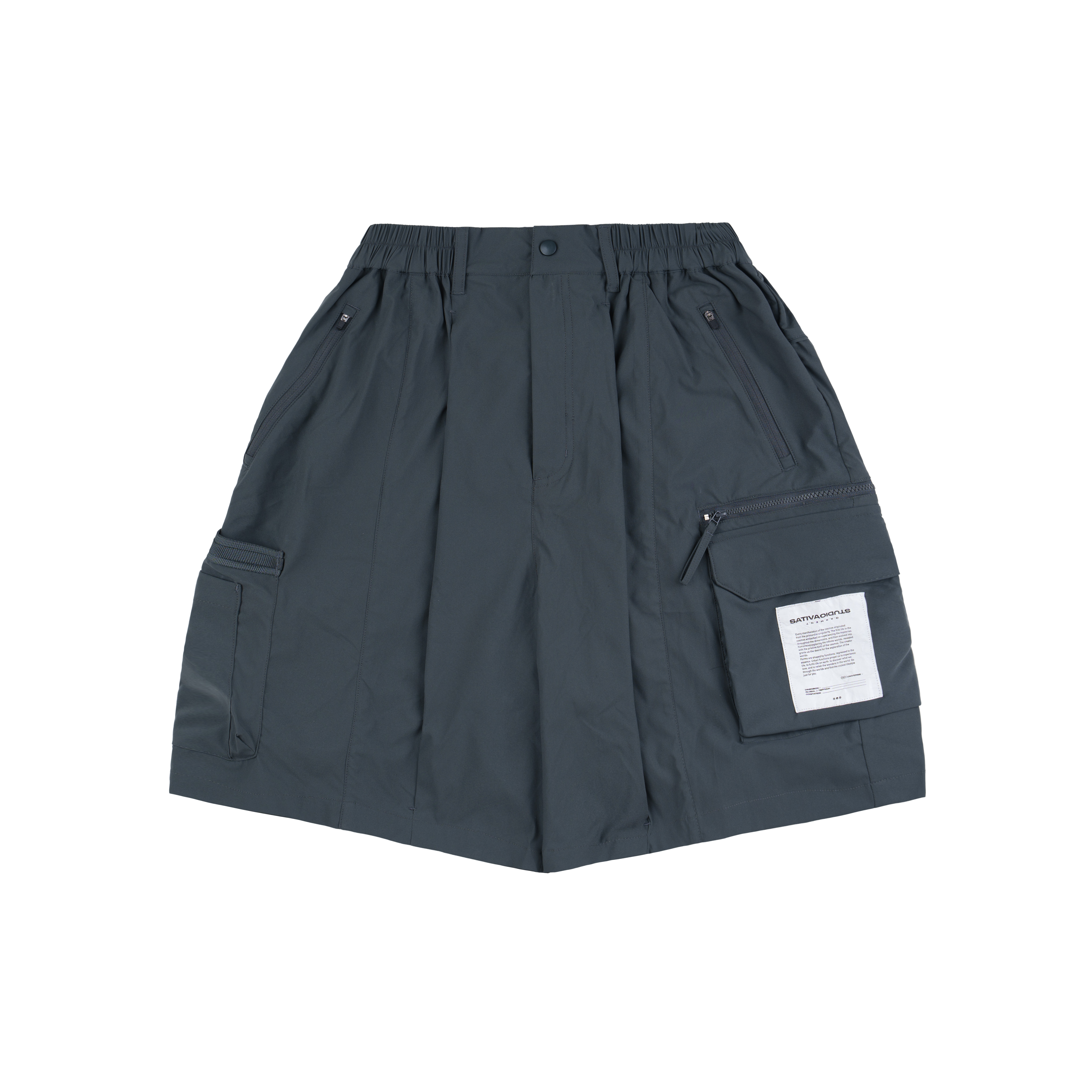 SP-03 "Multi-Pockets" Utility Shorts - Slate Gray