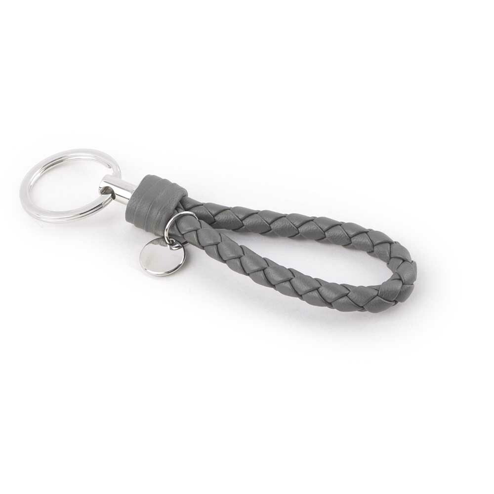 【BOTTEGA VENETA】小羊皮 key圈(灰色) 113539 V001D 8522