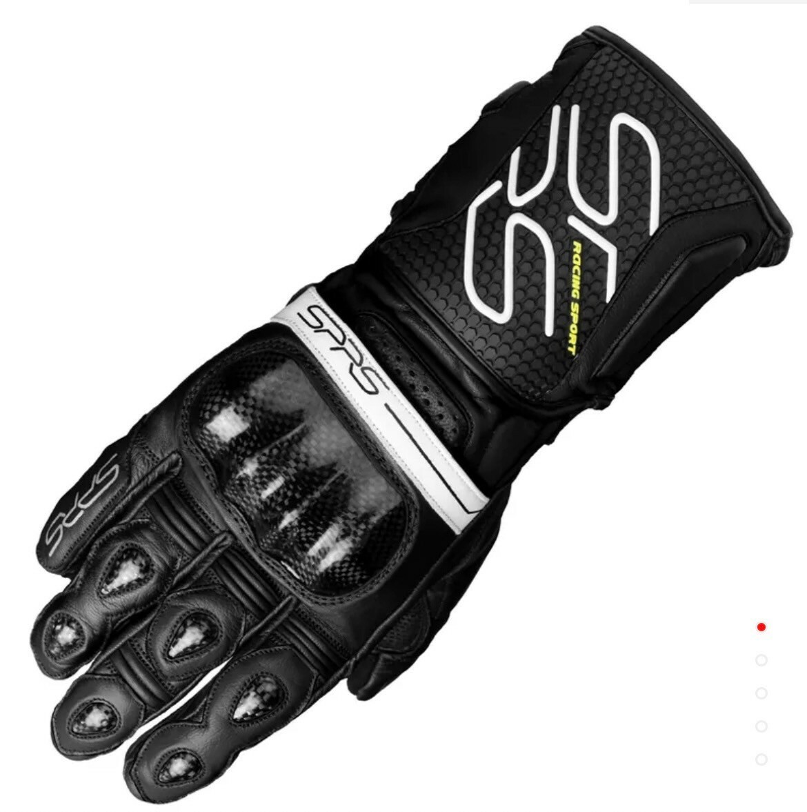 SPRS RS80 黑色 牛皮 碳纖維 防摔 長手套 SPEED-R