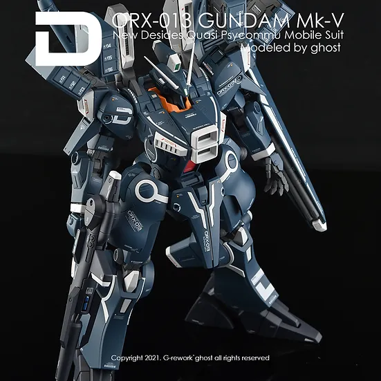 G-Rework 水貼 - MG] GUNDAM MK-V