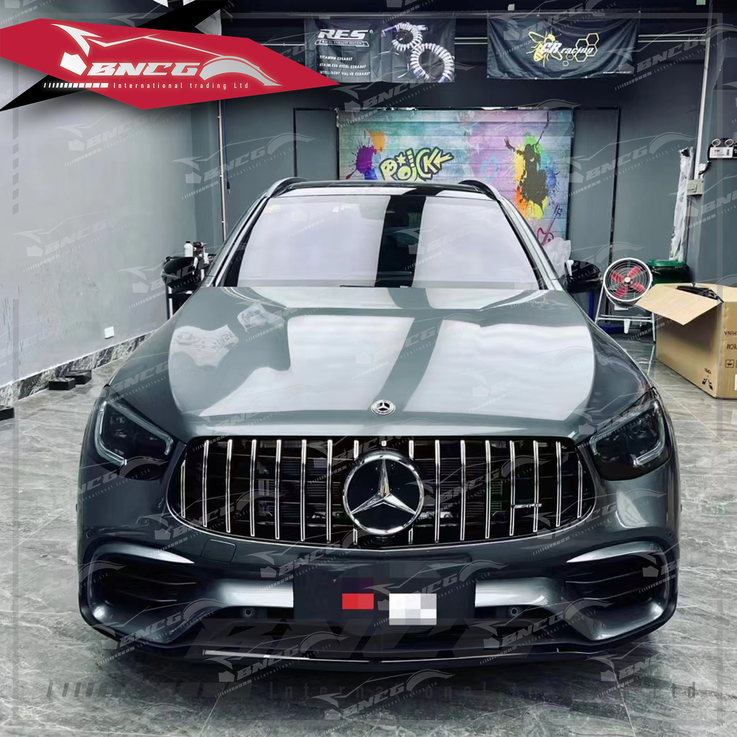 賓士Benz GLC Class X253 Coupe 改裝 63大包圍 前保桿 後下巴 尾飾管