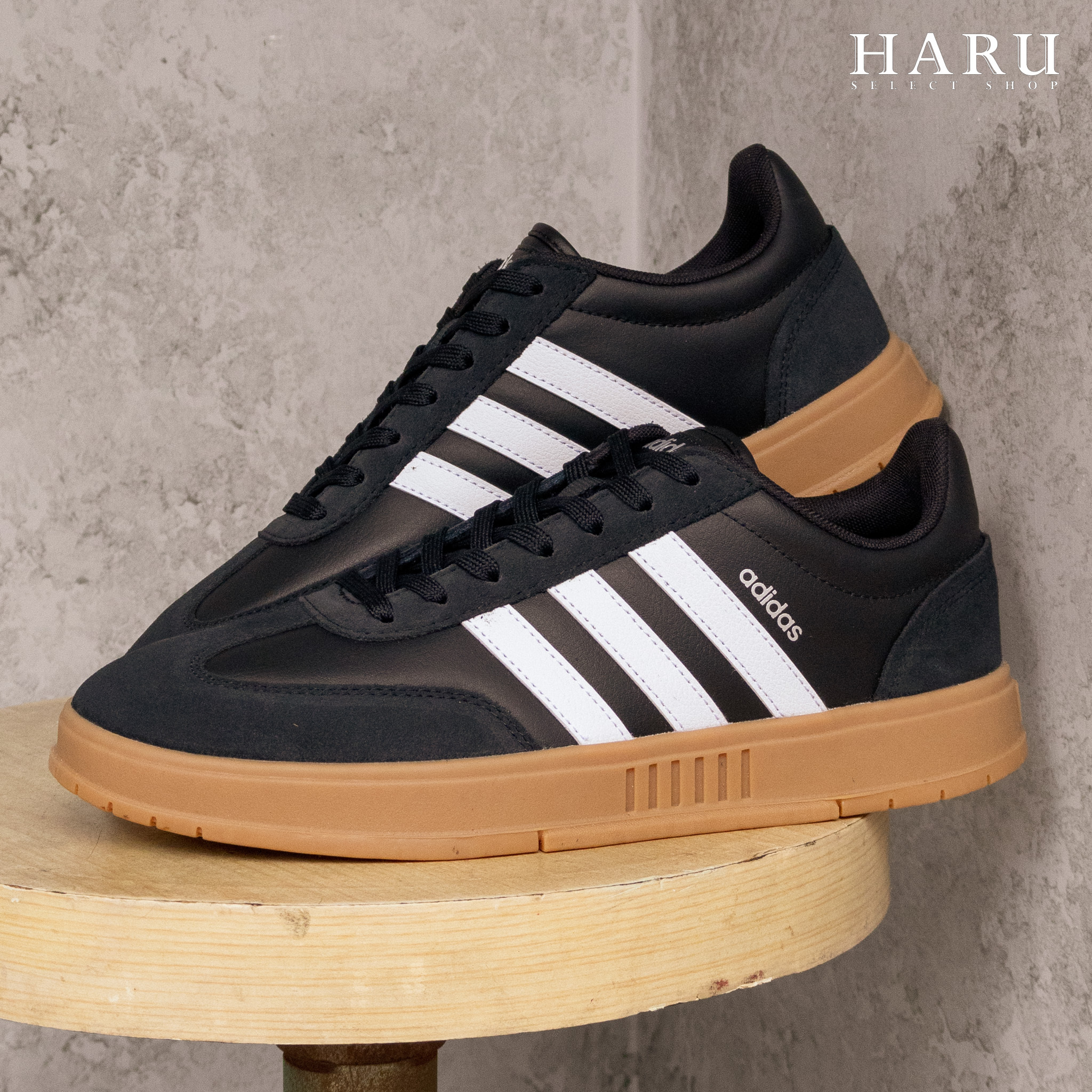 特價現貨 ADIDAS NEO GRADAS 德訓鞋 焦糖底 白底黑/綠線 全黑白線 皮革 麂皮 厚底SAMBA 男女休閒鞋 FW3378 FW7208 FX9305