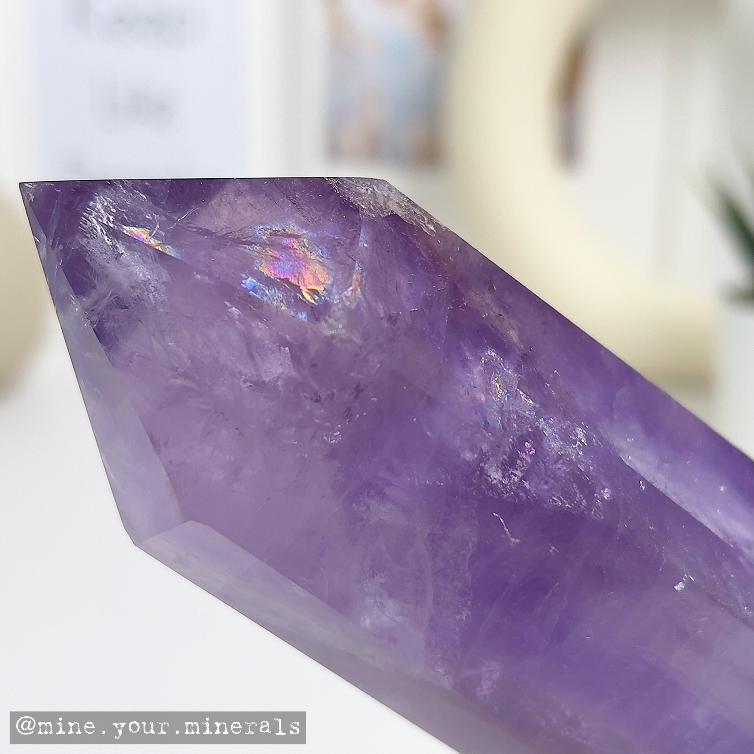 紫水晶柱