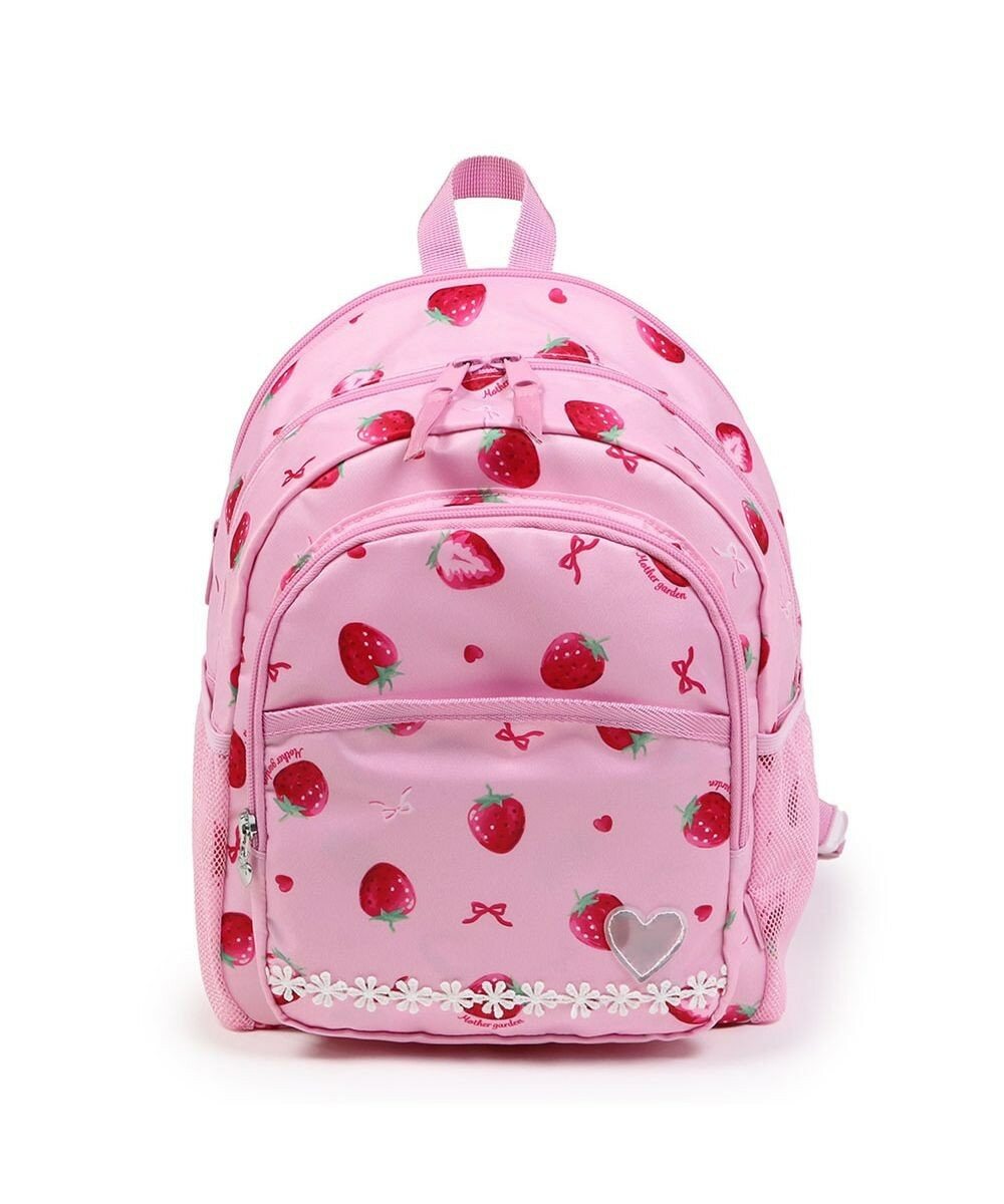 【日本Mother Garden】野草莓 水彩繪後背包 S/M