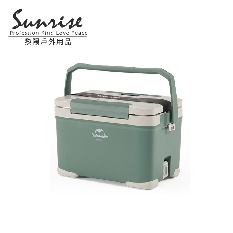 戶外保溫保冷大容量冰桶 33L (綠) 保冰桶/高品質/園遊會/露營/戶外休閒/烤肉 53CBZ33L