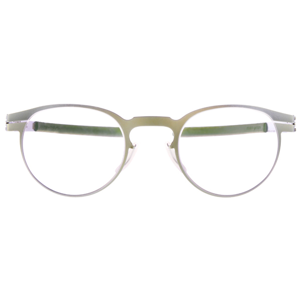 【ic! berlin】OFEN ELECTRIC LIGHT OLIVE 經典圓框光學眼鏡