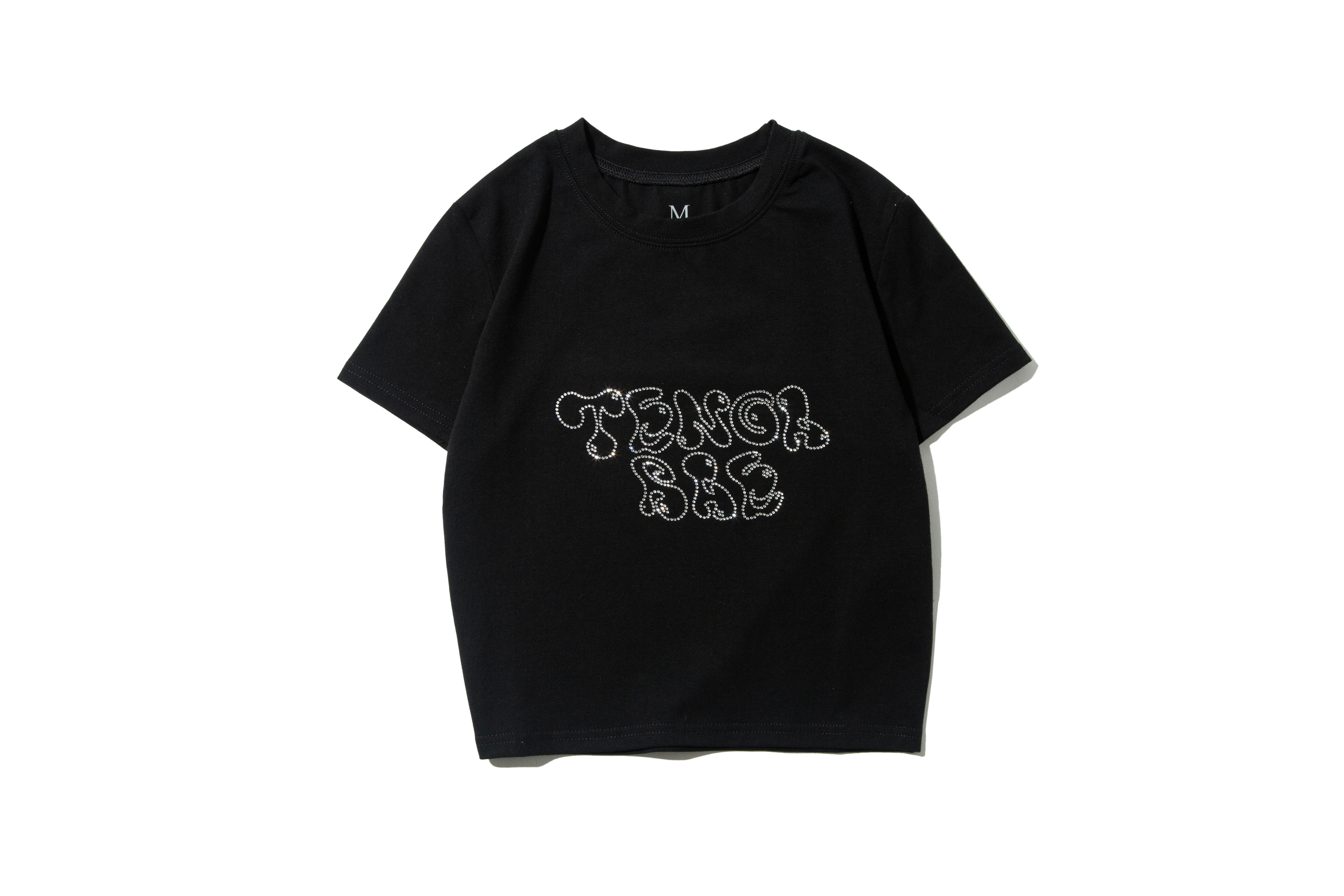 REMIX "Tenga Bae Crop T-Shirt by @cococoralcorona" (Black)