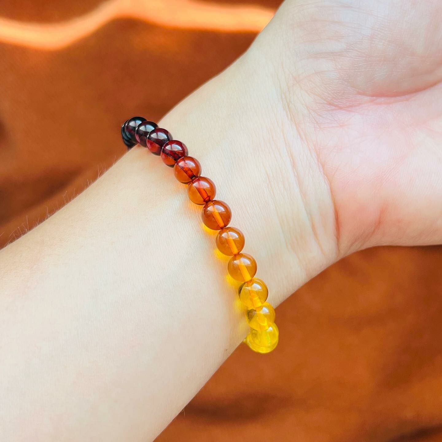 [原石] 撫順琥珀手串