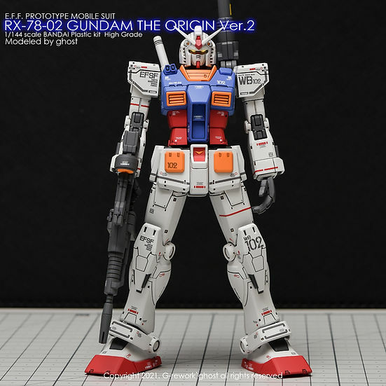 G-Rework 水貼- [HG] ORIGIN GUNDAM (decal v2.0) [CD-HO26]