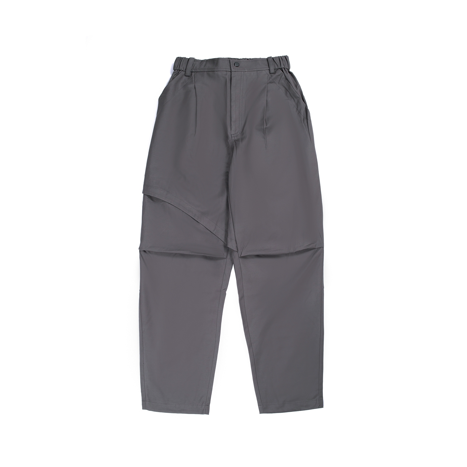 oqLiq Cut Pants - Earth Gray