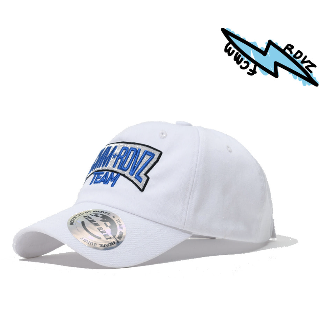 RDVZ x FCMM (SALE) 聯名 刺繡老帽 帽子 -黑白2色