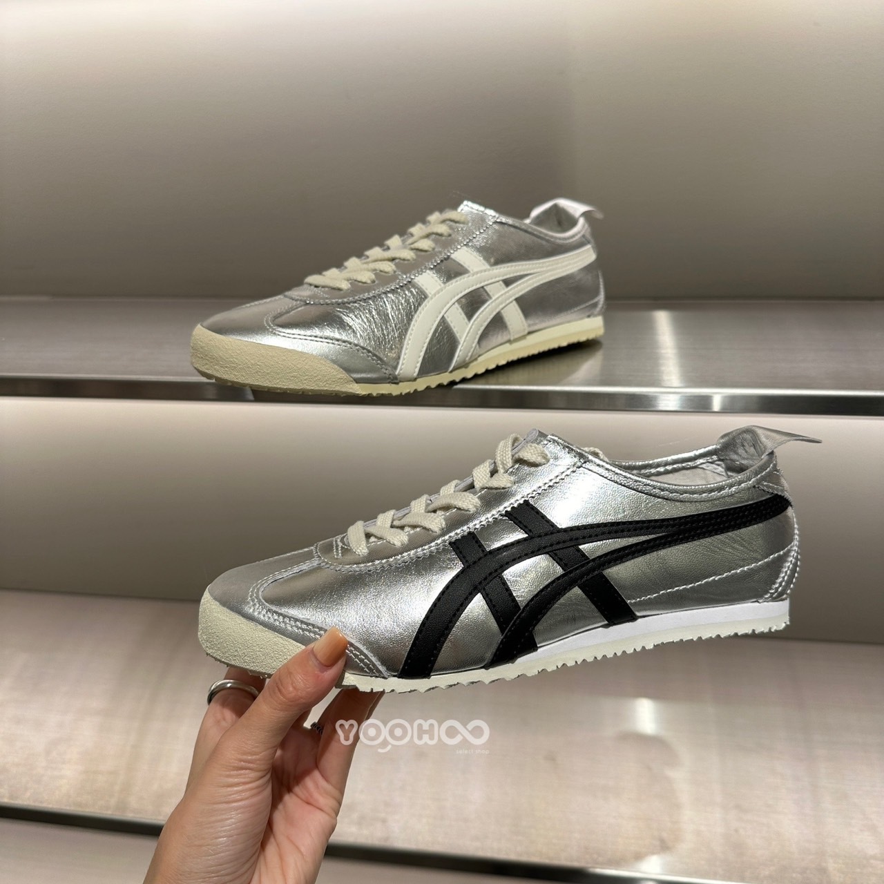 預購┃Onitsuka Tiger MEXICO 66 鬼塚虎 Y2K 銀色 黑線