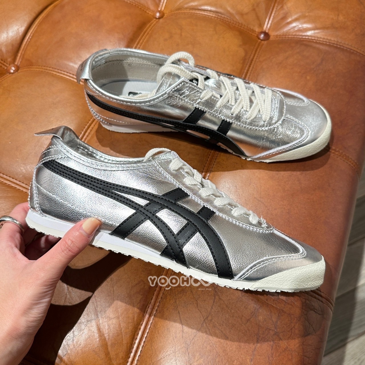 預購┃Onitsuka Tiger MEXICO 66 鬼塚虎Y2K 銀色黑線