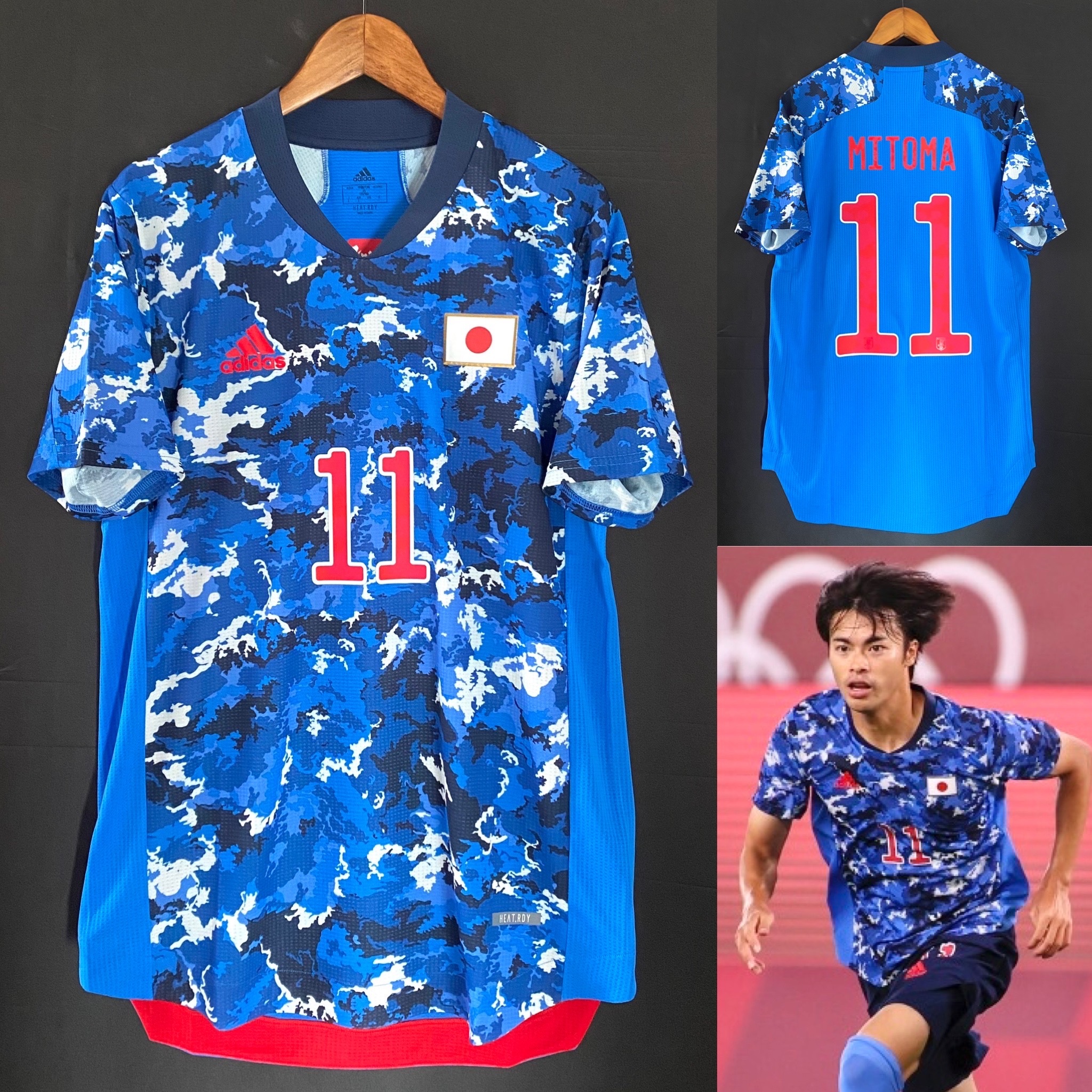 (球員版) 日本奧運隊 2020 Adidas 主場球員版球衣 #11 MITOMA