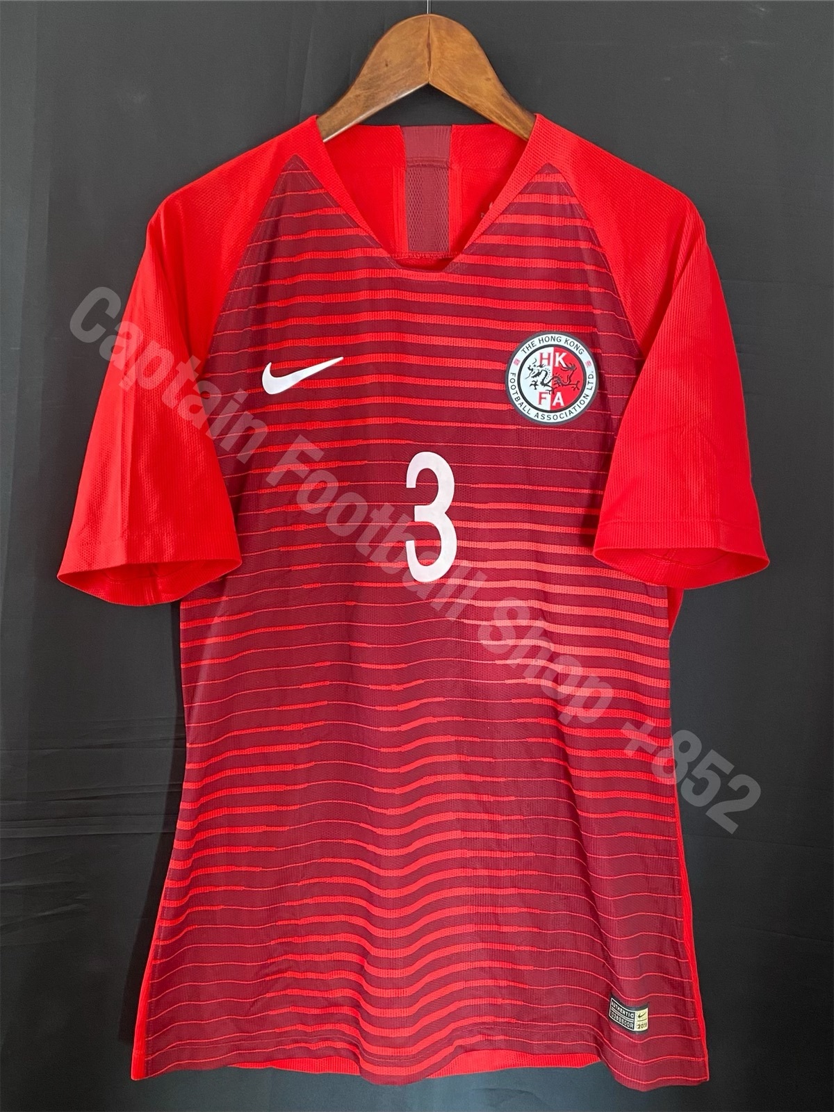 Hong Kong Football Team 2018-2020 Nike Home match worn shirt