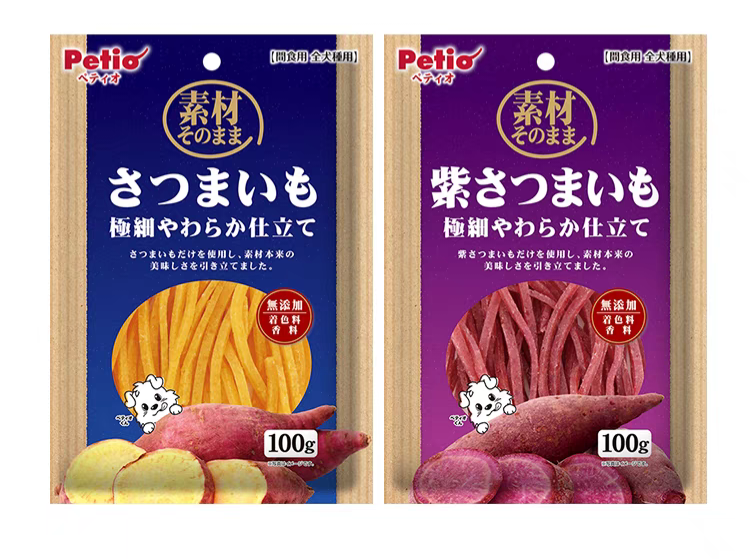 日本PETIO 零添加 红薯柔丝 紫薯柔丝 100g