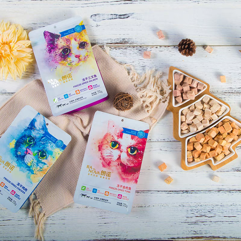 RANOVA朗诺 冻干零食 猫犬通用 冻干鹿肉，牛肉，鸡肉，鸭肉，鸡心
