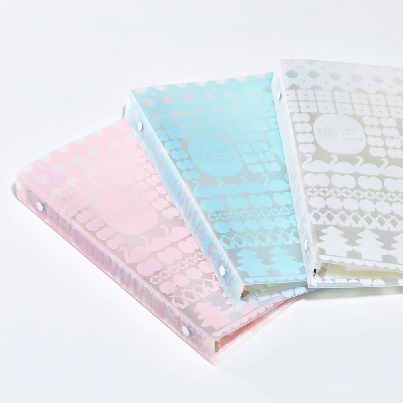 HITOTOKI 貼紙收納冊 A5 6孔活頁夾|日本KINGJIM