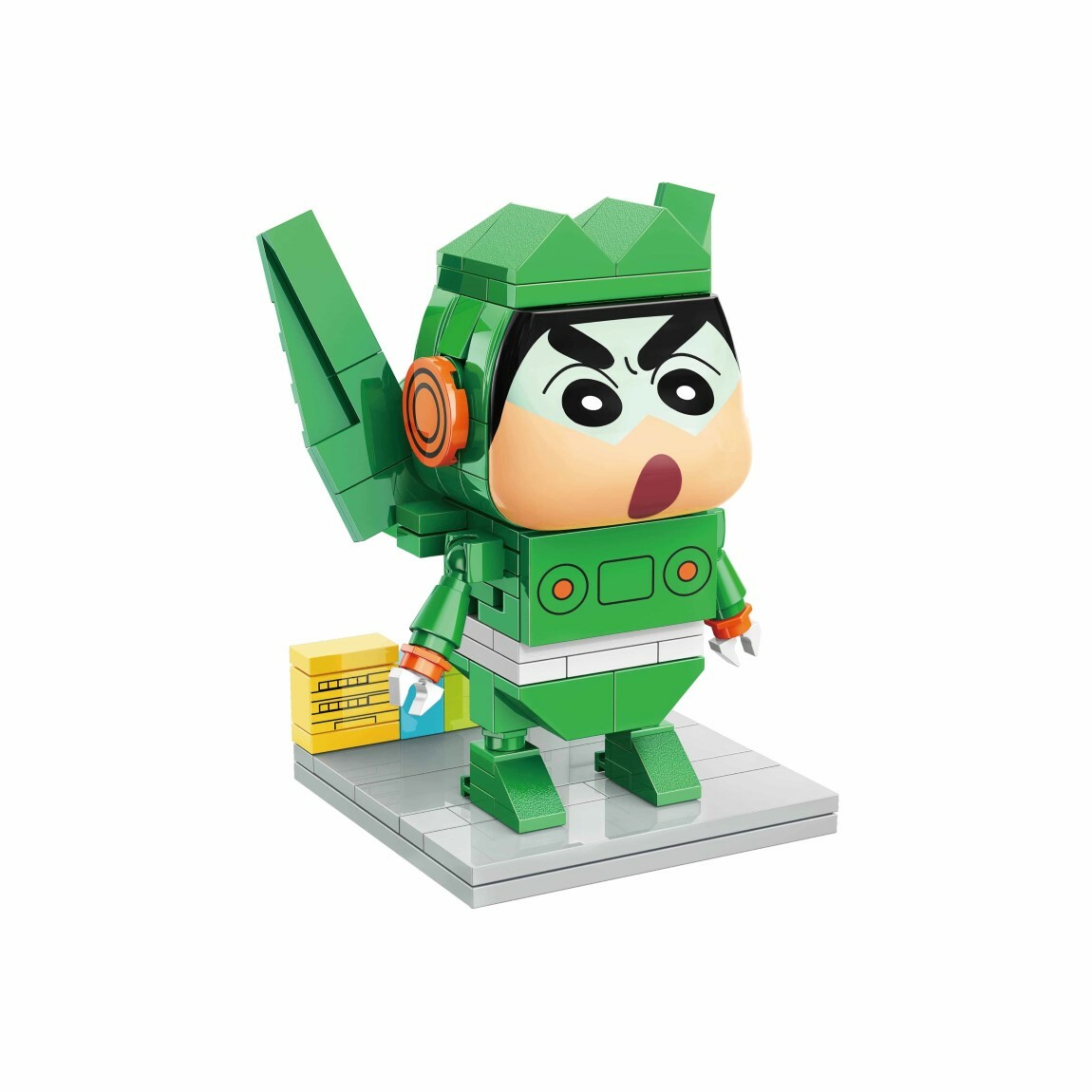 蠟筆小新 新之助康達姆機械人造型積木