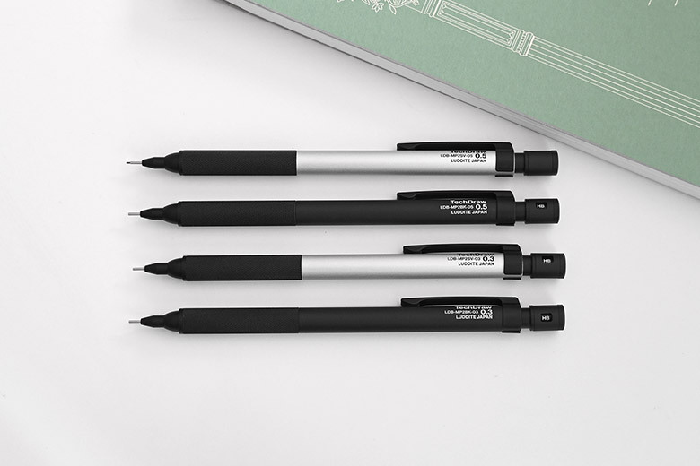 LUDDITE TechDraw2 黃銅鋁桿自動鉛筆