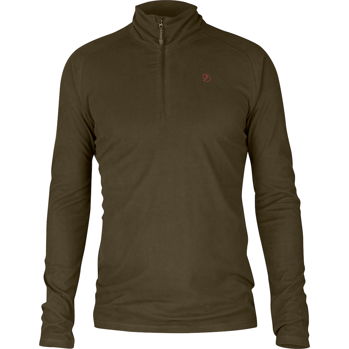 Fjallraven 瑞典北極狐 Pine Half Zip M 男款 保暖排汗衣 半門襟排汗衣 F81446-633 深橄欖 [HappyOutdoor]