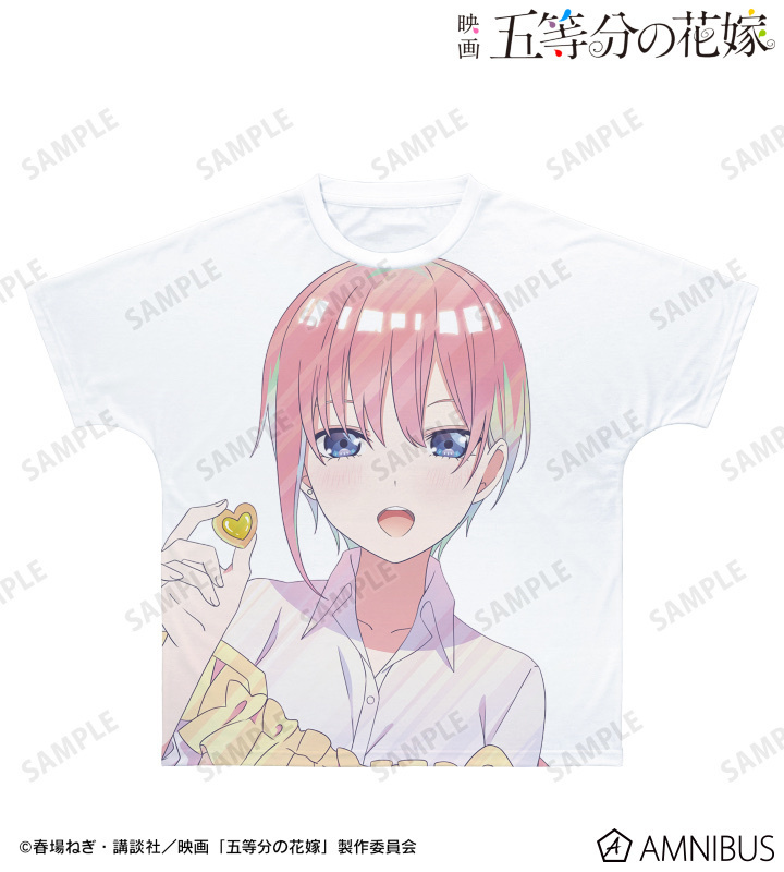 預訂2024/1月 五等分の花嫁 制服エプロンver. Ani-Art clear label フルグラフィックTシャツ
