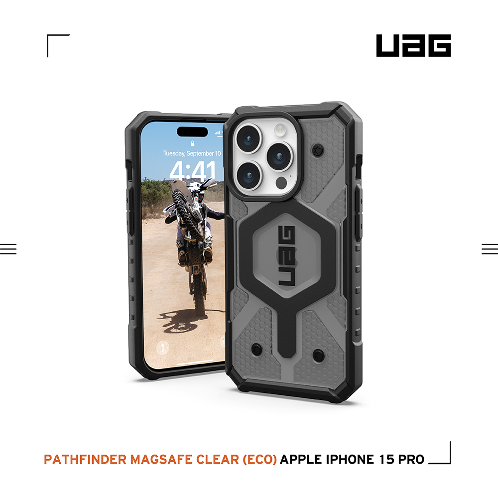 UAG  iPhone15 Pro (6.1")  美國軍規MagSafe耐衝擊保護殼 (2色)