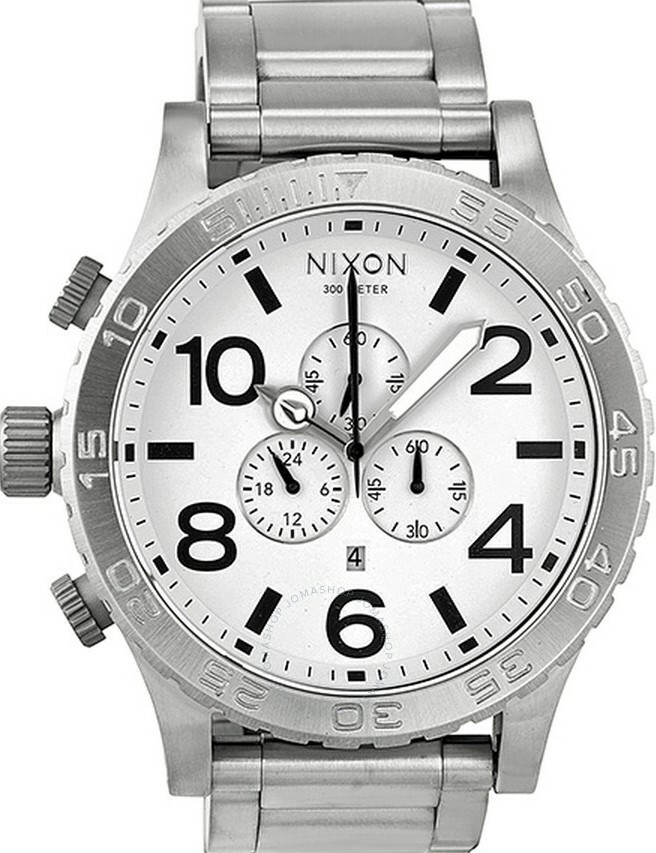萬年鐘錶 - NIXON 尼克森 THE 51-30  CHRONO 計時碼表系列 300M防水  A083-100  錶徑51MM