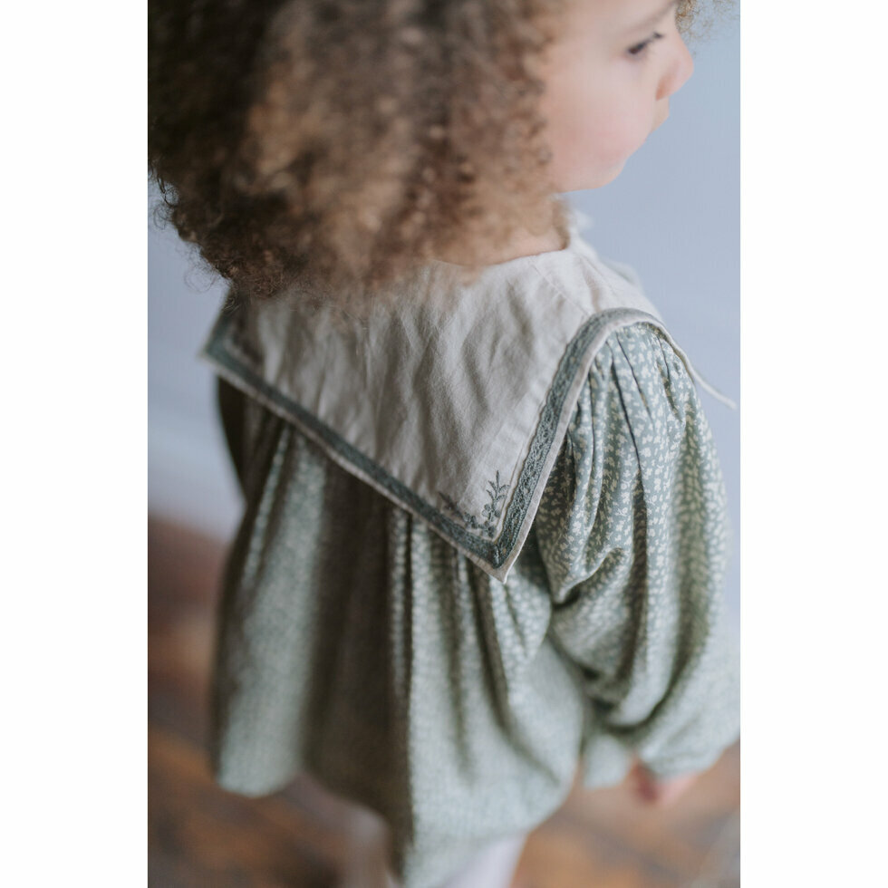 Little Cotton Clothes - Organic Sailor Blouse - Cowslip