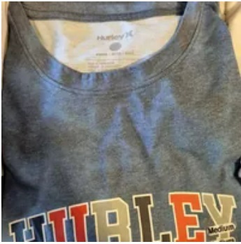 [S] HURLEY BBQ SUMMER SCHOOL AOP JERSEY SS FASHION TEE,HURRICANE, HSP23VMT06394-400 (SHL29)