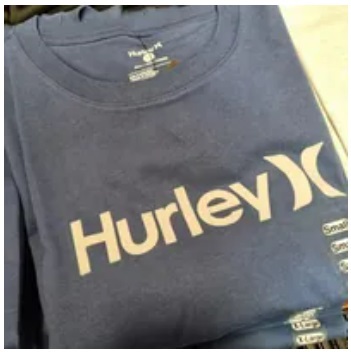 [S] HURLEY ONE & ONLY LOGO JERSEY SS GRAPHIC TEE,ABYSS, HSP23VMT06460-431 (SHL36)